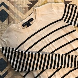 Black & White Striped Sweater